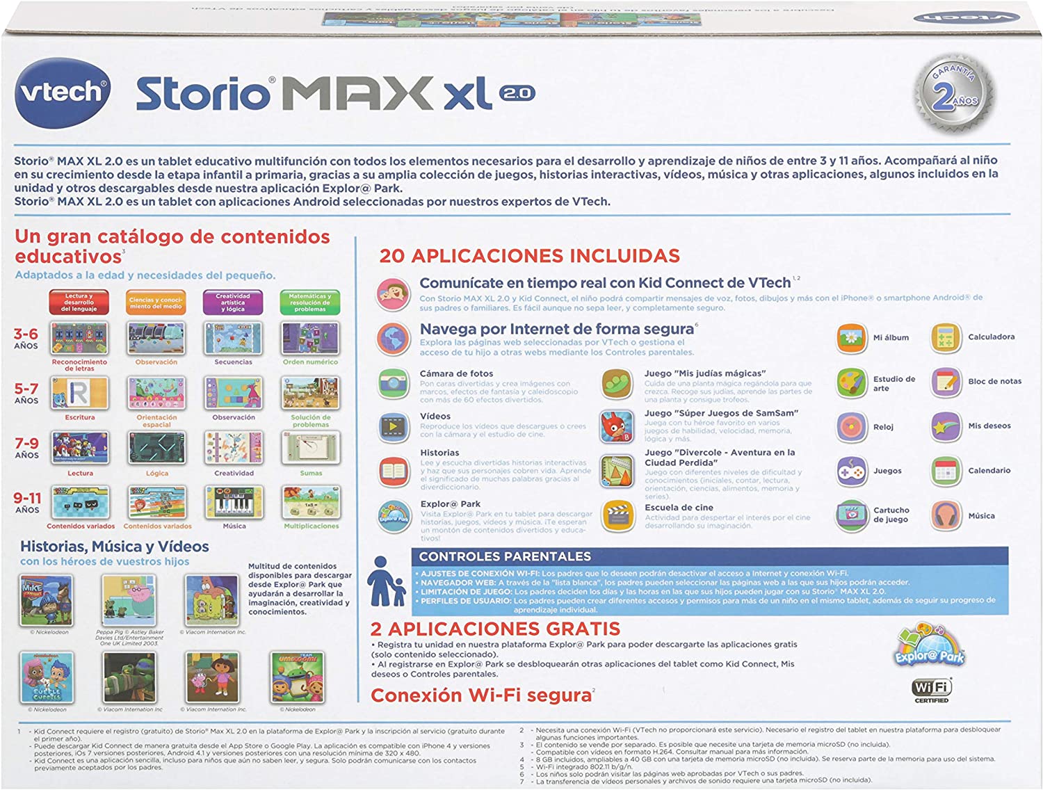 VTech Storio MAX XL 2.0 Multifunktionstablett Pink 80-194657