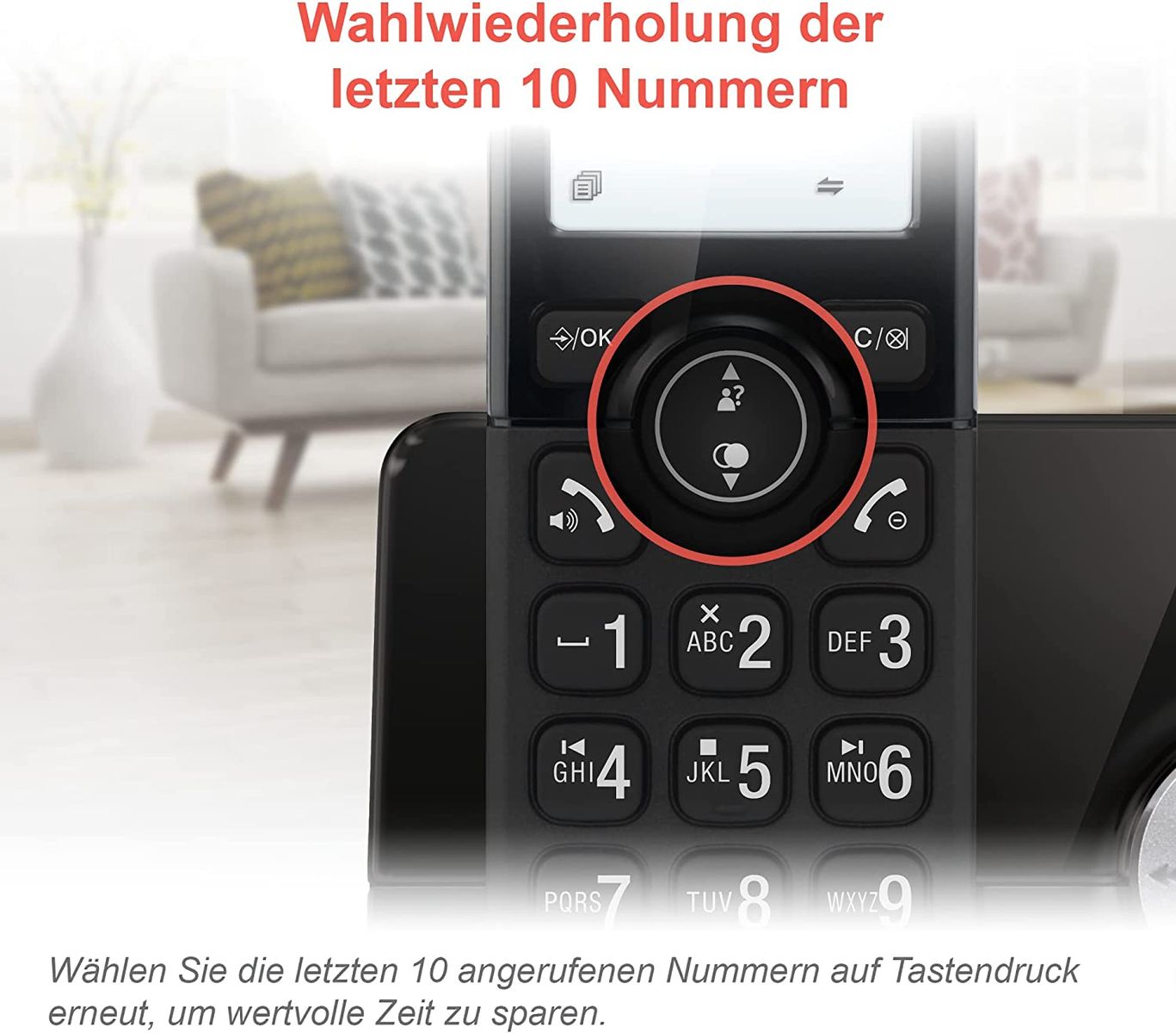 VTech CS2051 schnurloses Telefon Anrufbeantworter 2 Mobilteilen ECO+ Modus Festnetztelefon Anrufsperre Freisprechfunktion große Tasten zwei Zeilen Display VTech CS2051 schnurloses Telefon Anrufbeantworter 2 Mobilteilen ECO+ Modus Festnetztelefon Anrufsperre Freisprechfunktion große Tasten zwei Zeilen Display