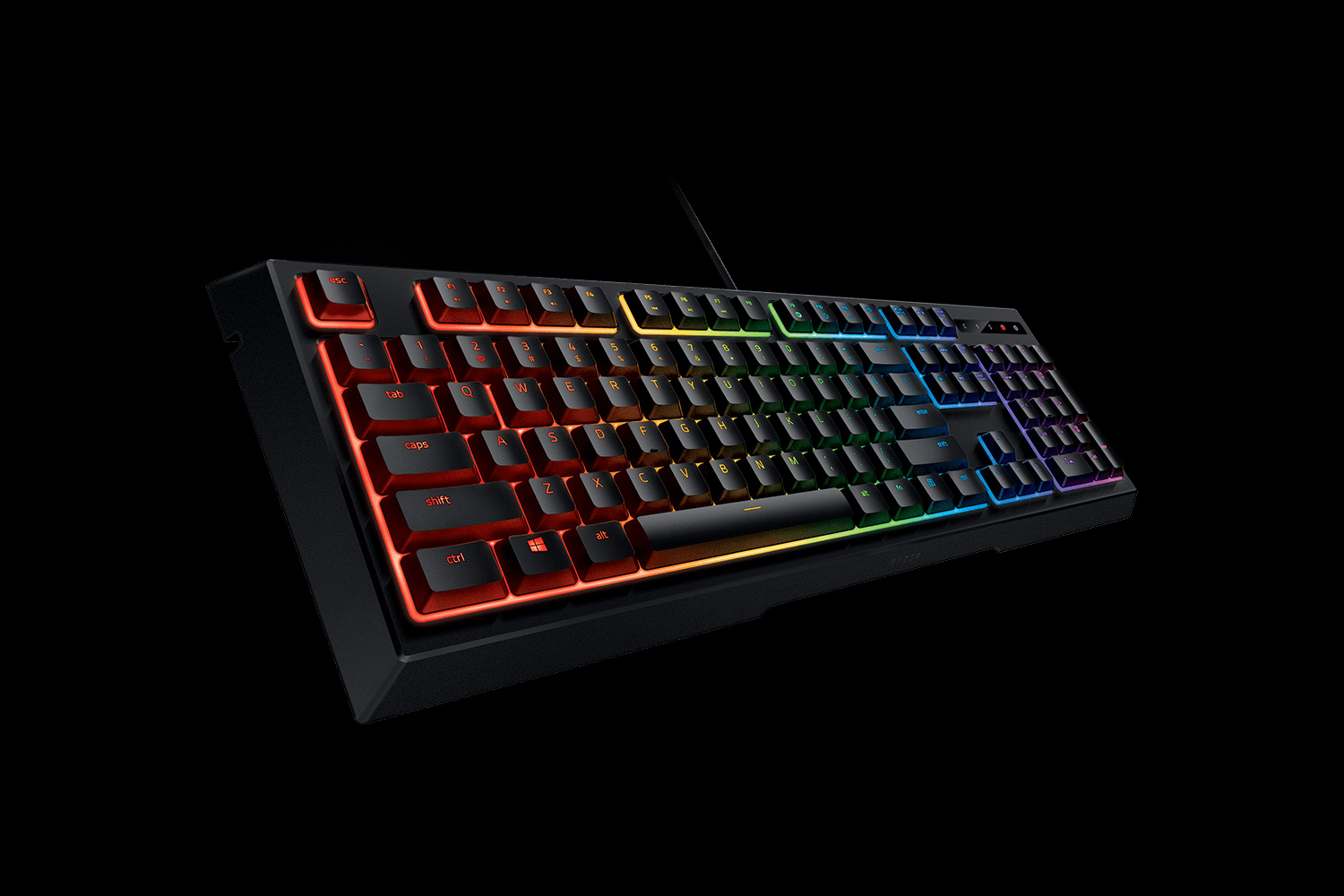 Razer Ornata Chroma Gaming Keyboard Mecha-Membrane Switches RGB CHE Layout - QWERTZ