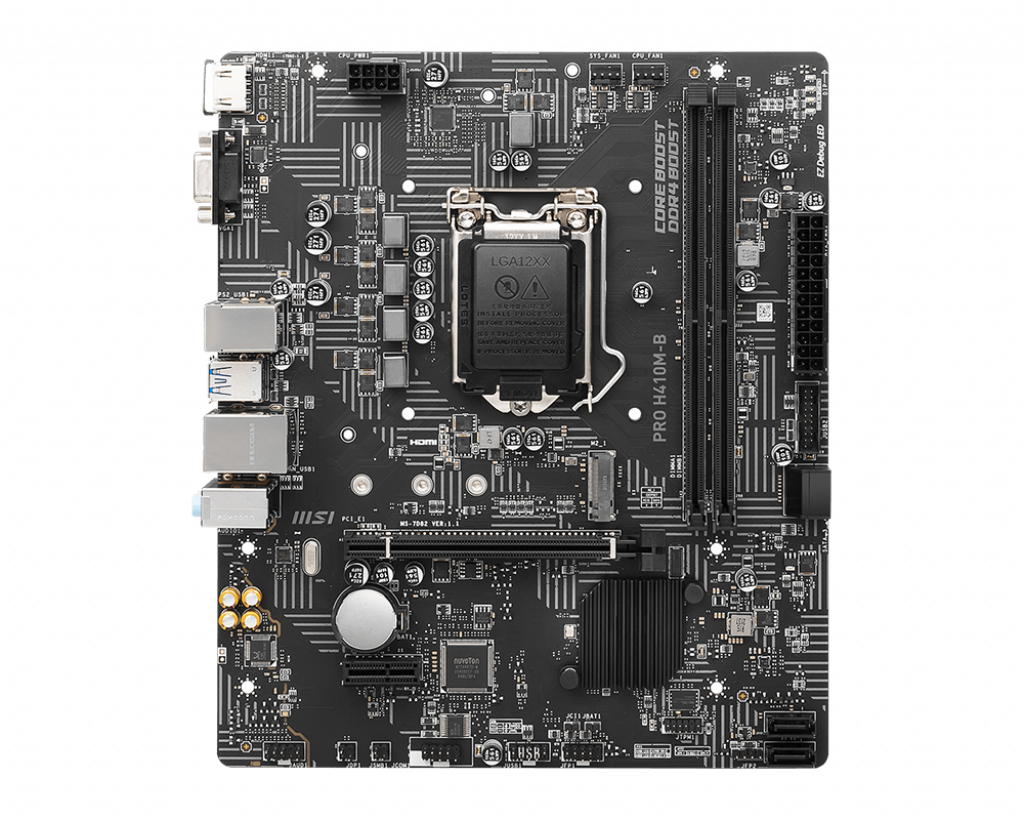 MSI PRO H410M-B Intel H510 LGA 1200 (Socket H5) micro ATX