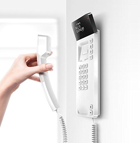philips M110W/38 SCALA schnurgebundenes Designtelefon weiß
