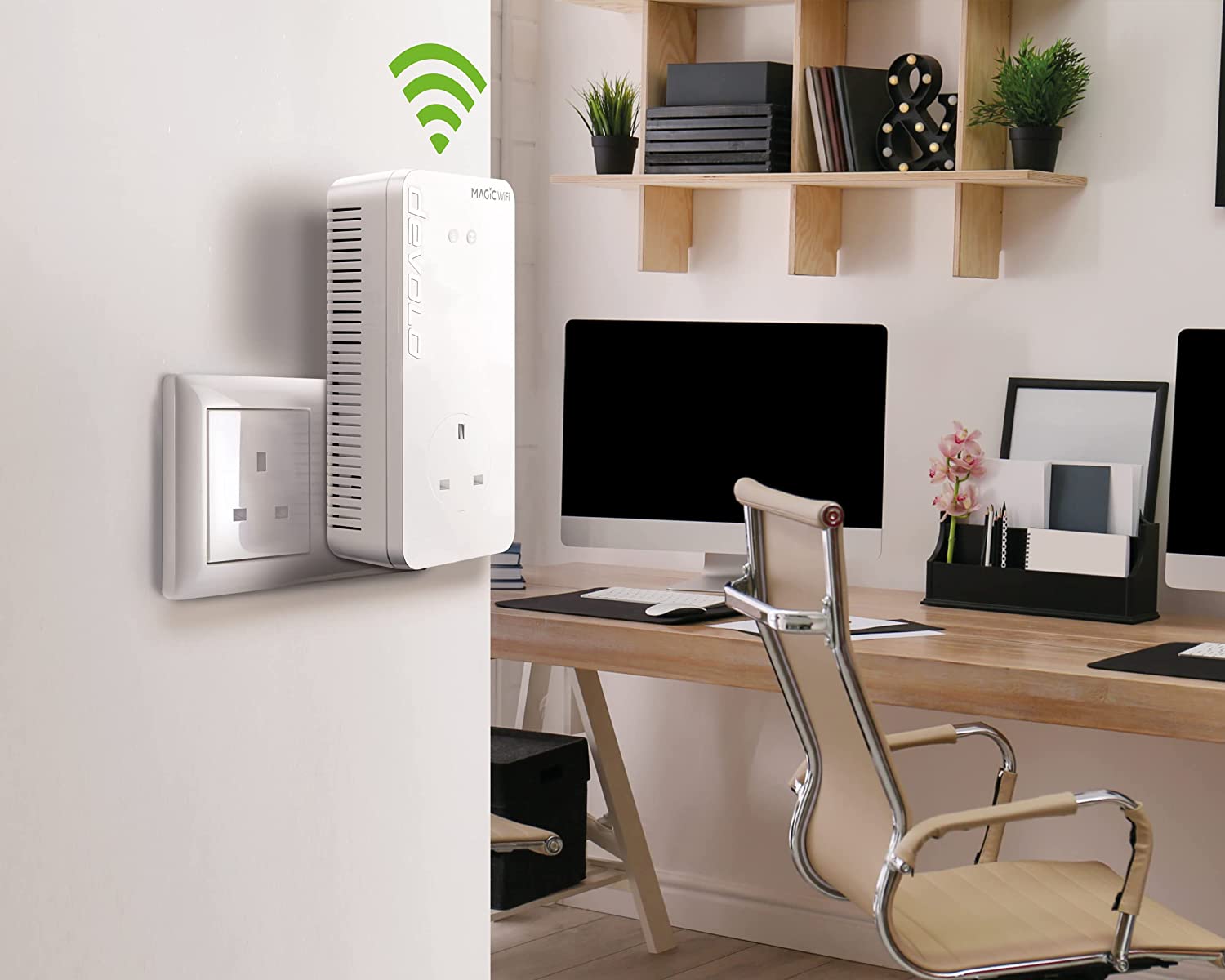 Devolo Magic 2–2400 Wi-Fi 6: Whole Home Kit | 4k/ 8k UHD Streaming | Stable Home Working (Up to 2400 Mbps powerline & 1800 Mbps Mesh WiFi 6, G.hn, 5x Gb LAN ports) MAGIC 2 - 2400 Mbps WiFi 6 Whole Home Kit
