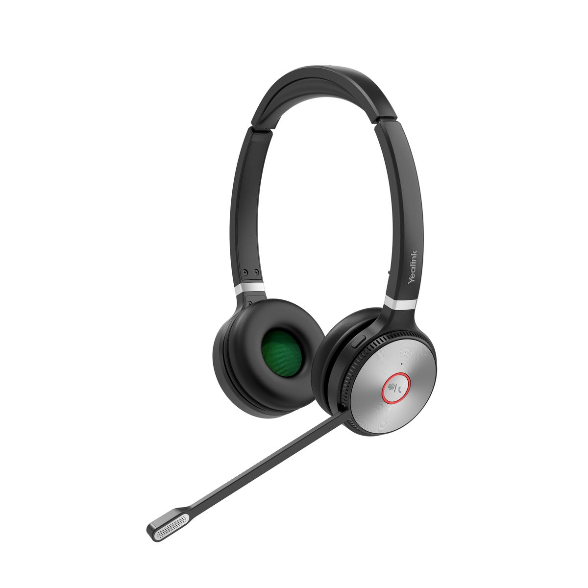 Yealink WH66 Duo DECT Wireless Headset Teams, Schwarz
