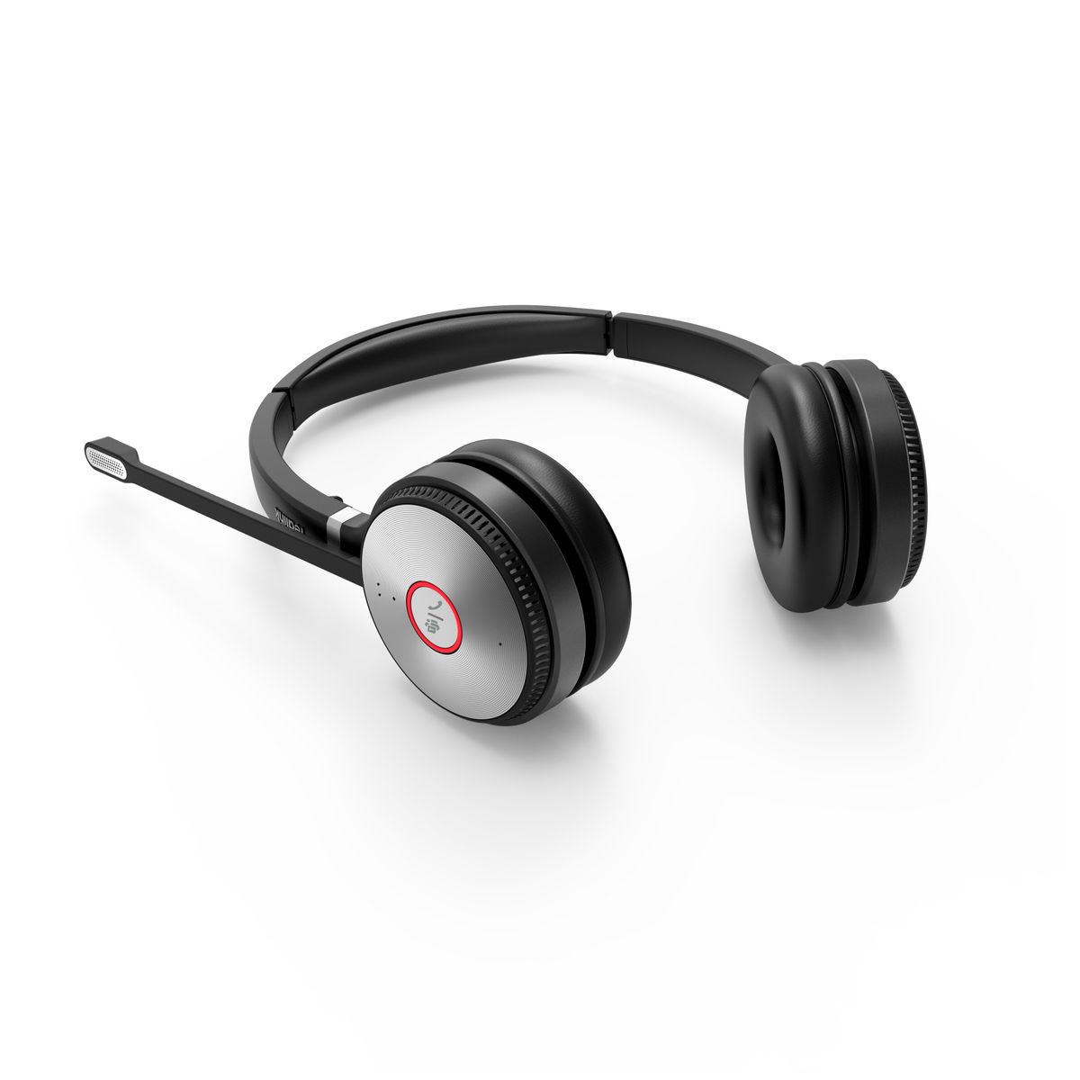 Yealink WH66 Duo DECT Wireless Headset Teams, Schwarz
