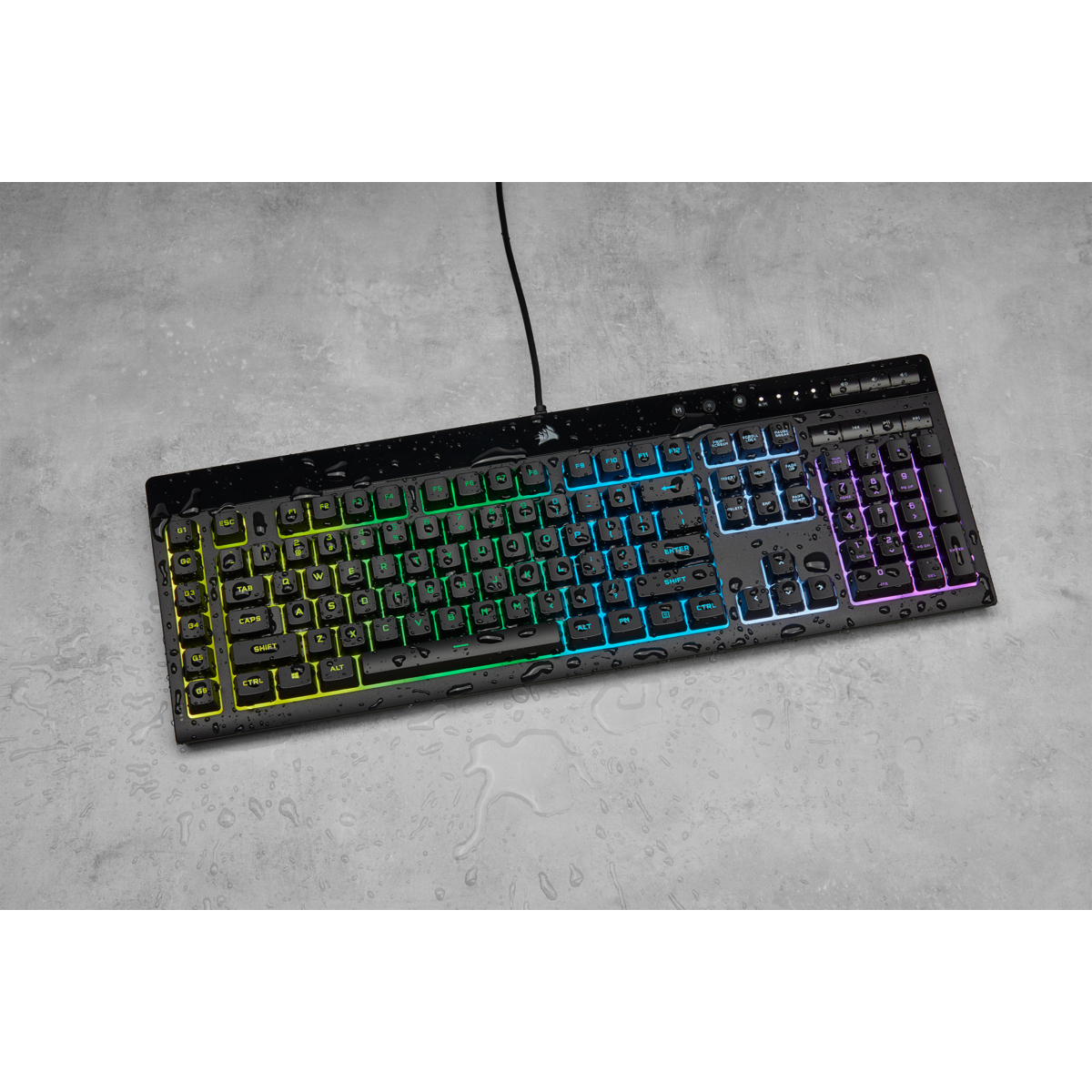 Corsair K55 RGB PRO Tastatur Gaming USB Schwarz - (ITA Layout - QWERTY) Corsair K55 RGB PRO Tastatur Gaming USB Schwarz - (ITA Layout - QWERTY)
