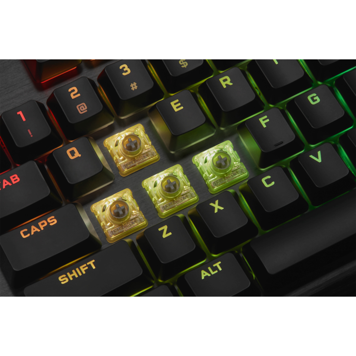 Corsair K60 RGB PRO Low Profile Tastatur Gaming USB Schwarz Corsair K60 RGB PRO Low Profile Tastatur Gaming USB Schwarz