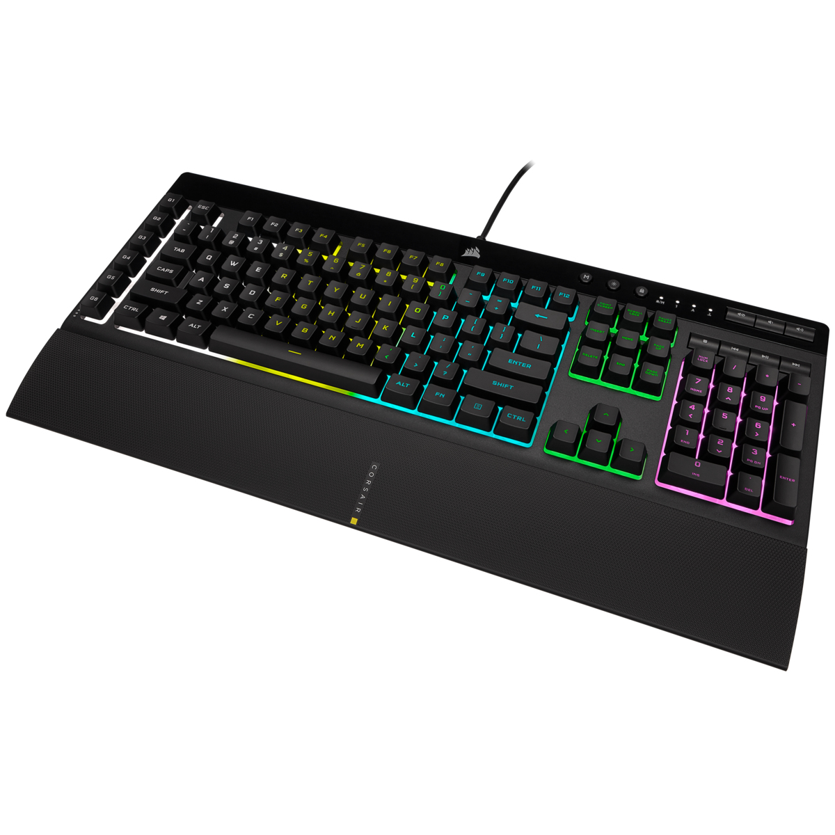 Corsair K55 RGB PRO Tastatur Gaming USB Schwarz - (ITA Layout - QWERTY) Corsair K55 RGB PRO Tastatur Gaming USB Schwarz - (ITA Layout - QWERTY)