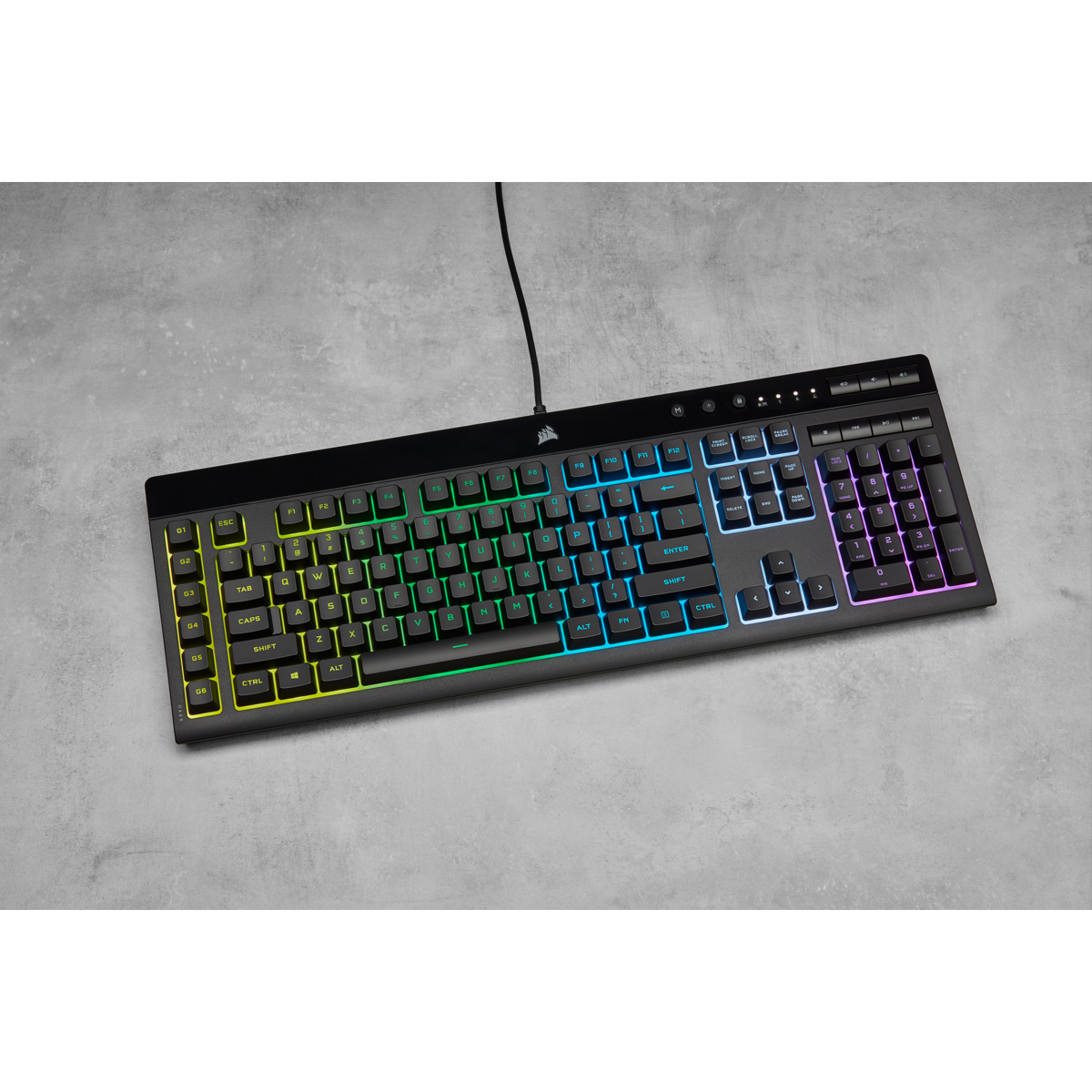 Corsair K55 RGB PRO Tastatur Gaming USB Schwarz - (DEU Layout - QWERTZ) Corsair K55 RGB PRO Tastatur Gaming USB Schwarz - (DEU Layout - QWERTZ)