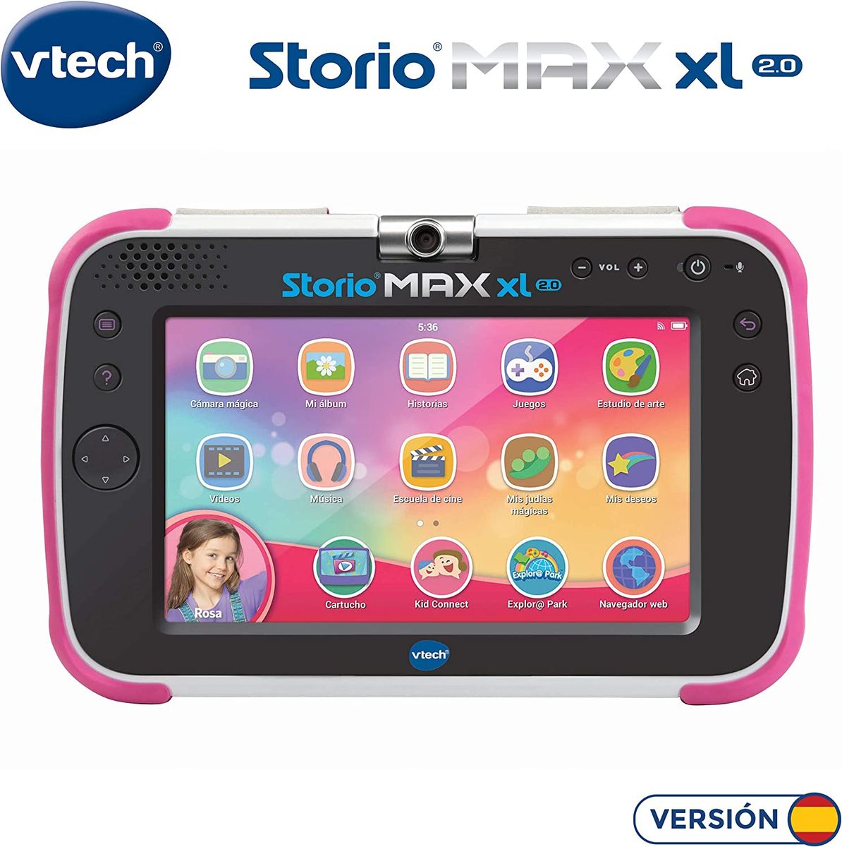 VTech Storio MAX XL 2.0 Multifunktionstablett Pink 80-194657