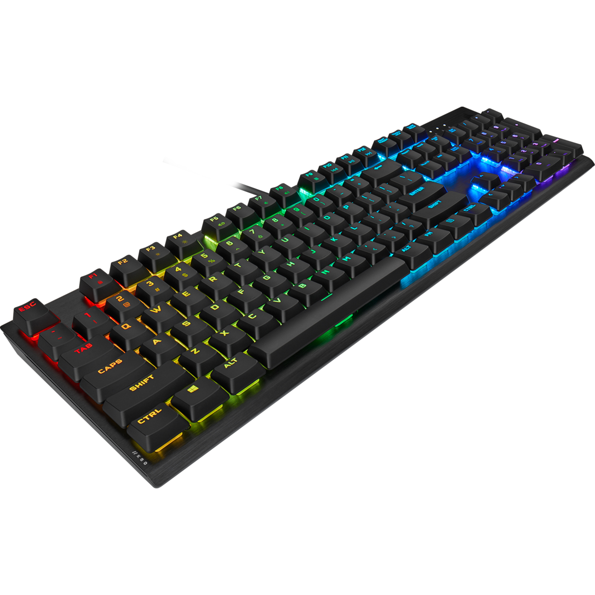Corsair K60 RGB PRO Low Profile Tastatur Gaming USB Schwarz Corsair K60 RGB PRO Low Profile Tastatur Gaming USB Schwarz