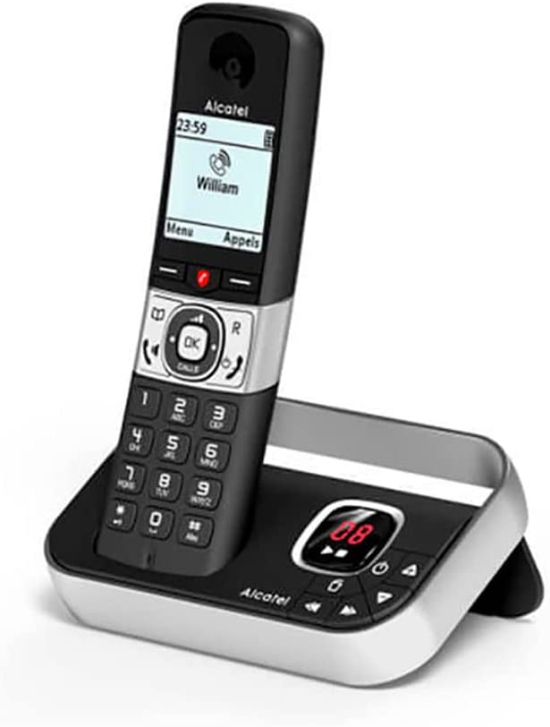 Alcatel Teléfono inalámbrico DECT F890 Voice Negro/Plata for FR/IT