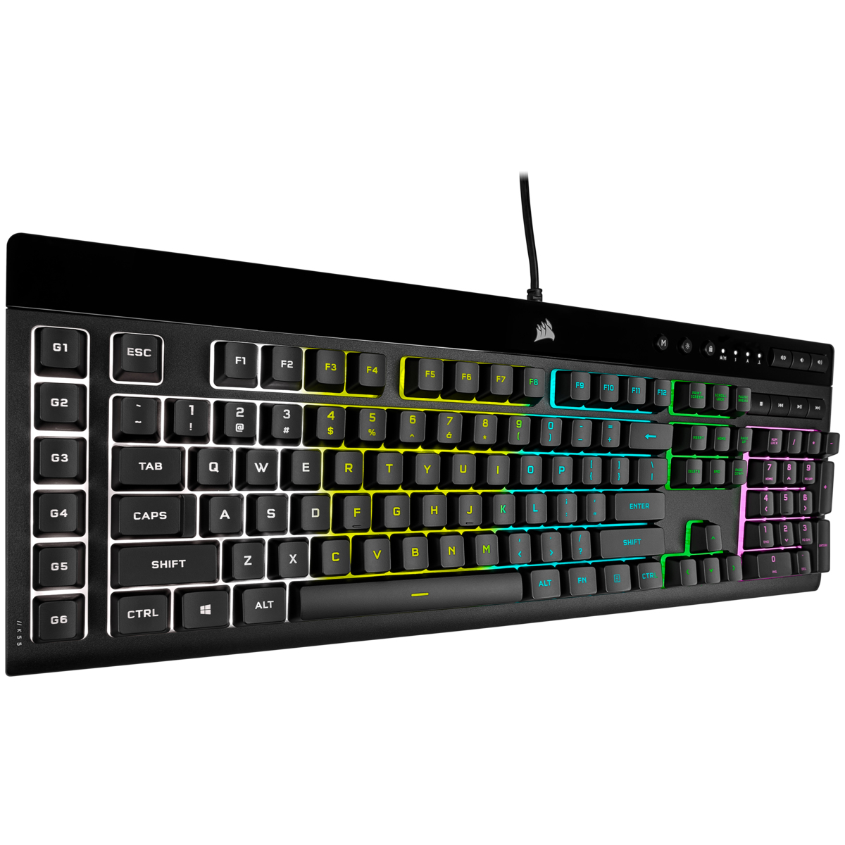 Corsair K55 RGB PRO Tastatur Gaming USB Schwarz - (DEU Layout - QWERTZ) Corsair K55 RGB PRO Tastatur Gaming USB Schwarz - (DEU Layout - QWERTZ)