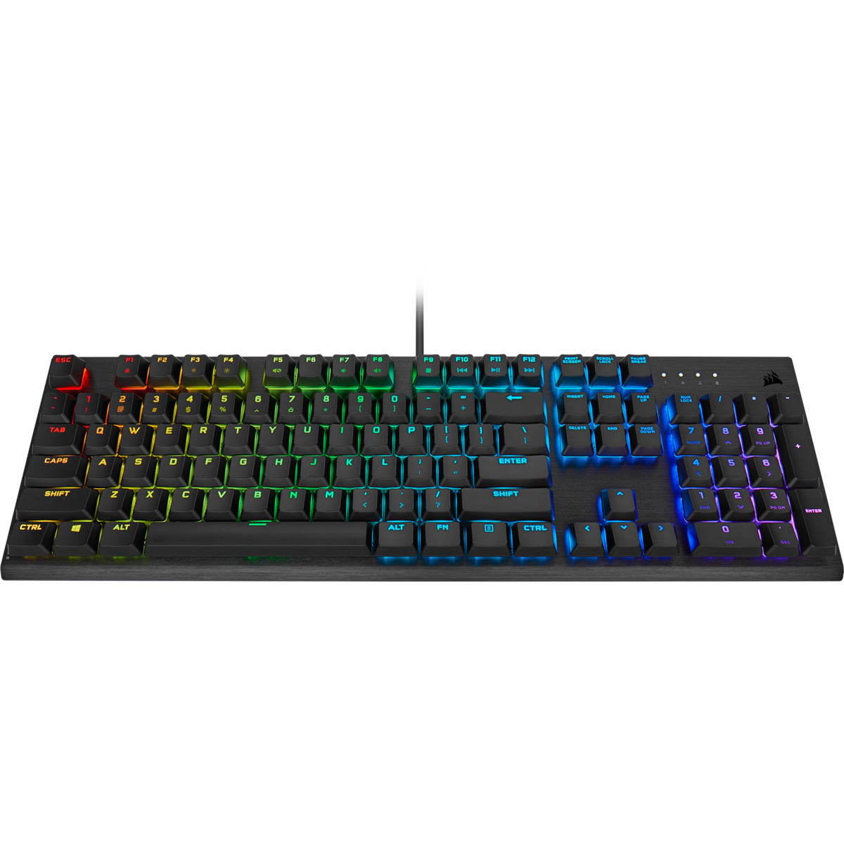 Corsair K60 RGB PRO Low Profile Tastatur Gaming USB Schwarz Corsair K60 RGB PRO Low Profile Tastatur Gaming USB Schwarz