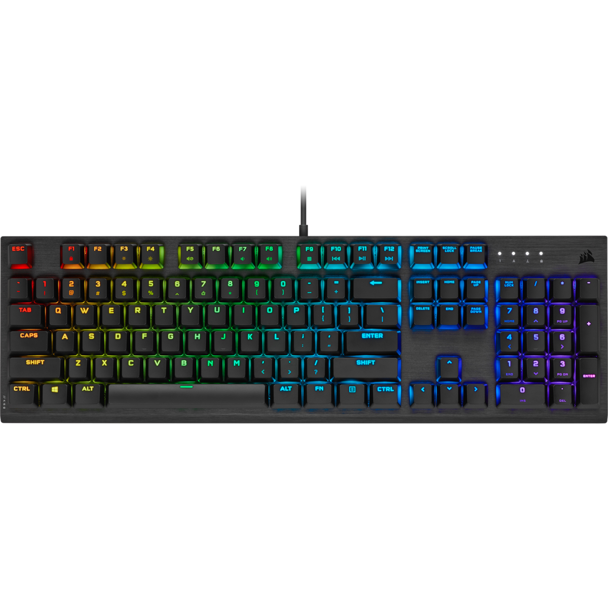 Corsair K60 RGB PRO Low Profile Tastatur Gaming USB Schwarz Corsair K60 RGB PRO Low Profile Tastatur Gaming USB Schwarz