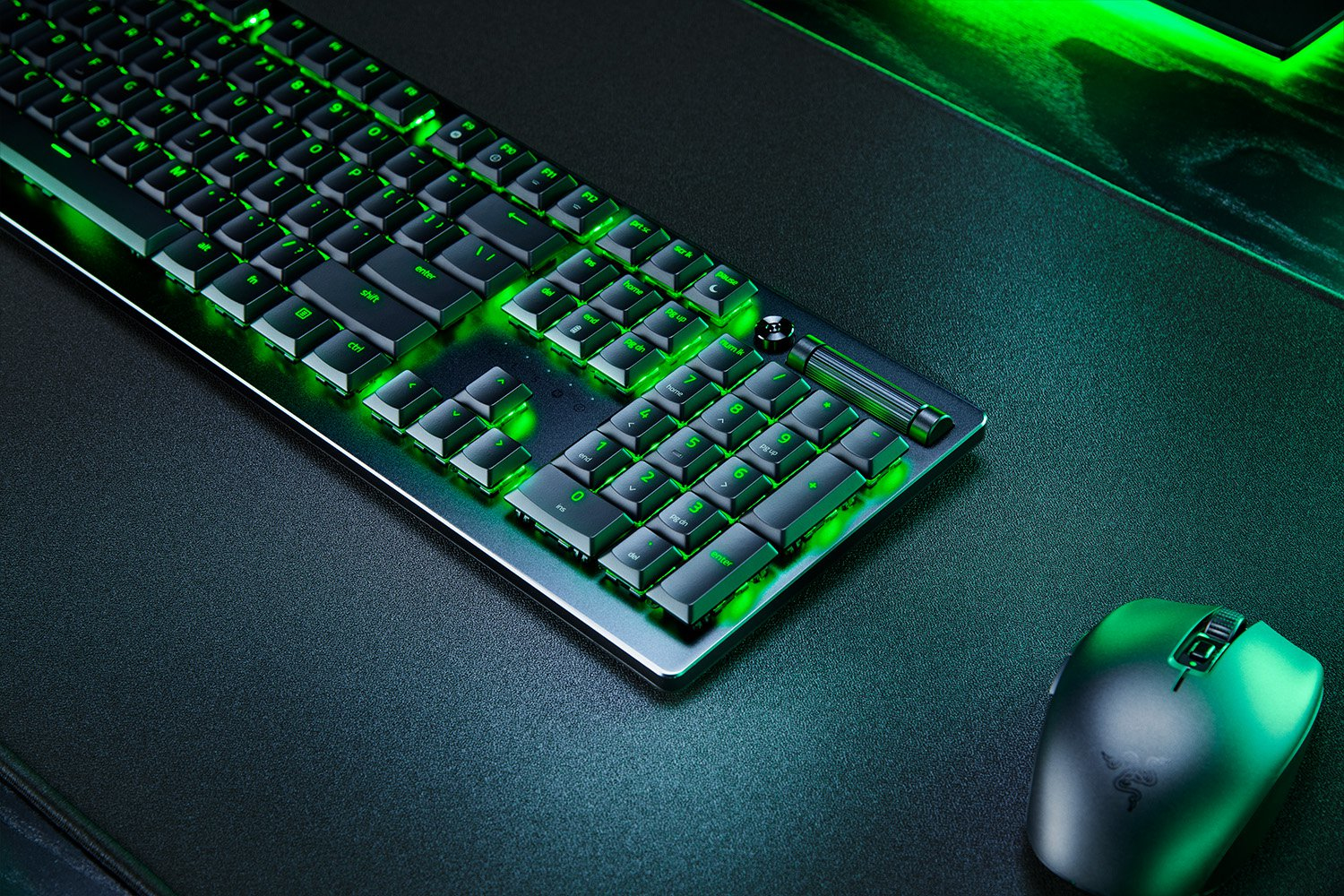 Razer DeathStalker V2 Pro Gaming Keyboard Dual Wireless Optical Red Switches RGB UK Layout QWERTY