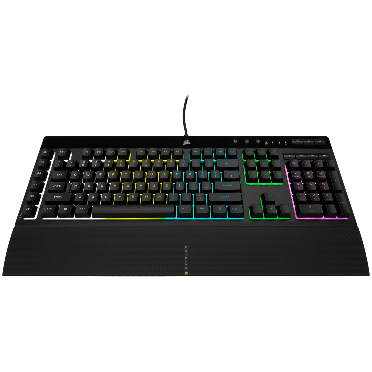 Corsair K55 RGB PRO Tastatur Gaming USB Schwarz - (DEU Layout - QWERTZ) Corsair K55 RGB PRO Tastatur Gaming USB Schwarz - (DEU Layout - QWERTZ)