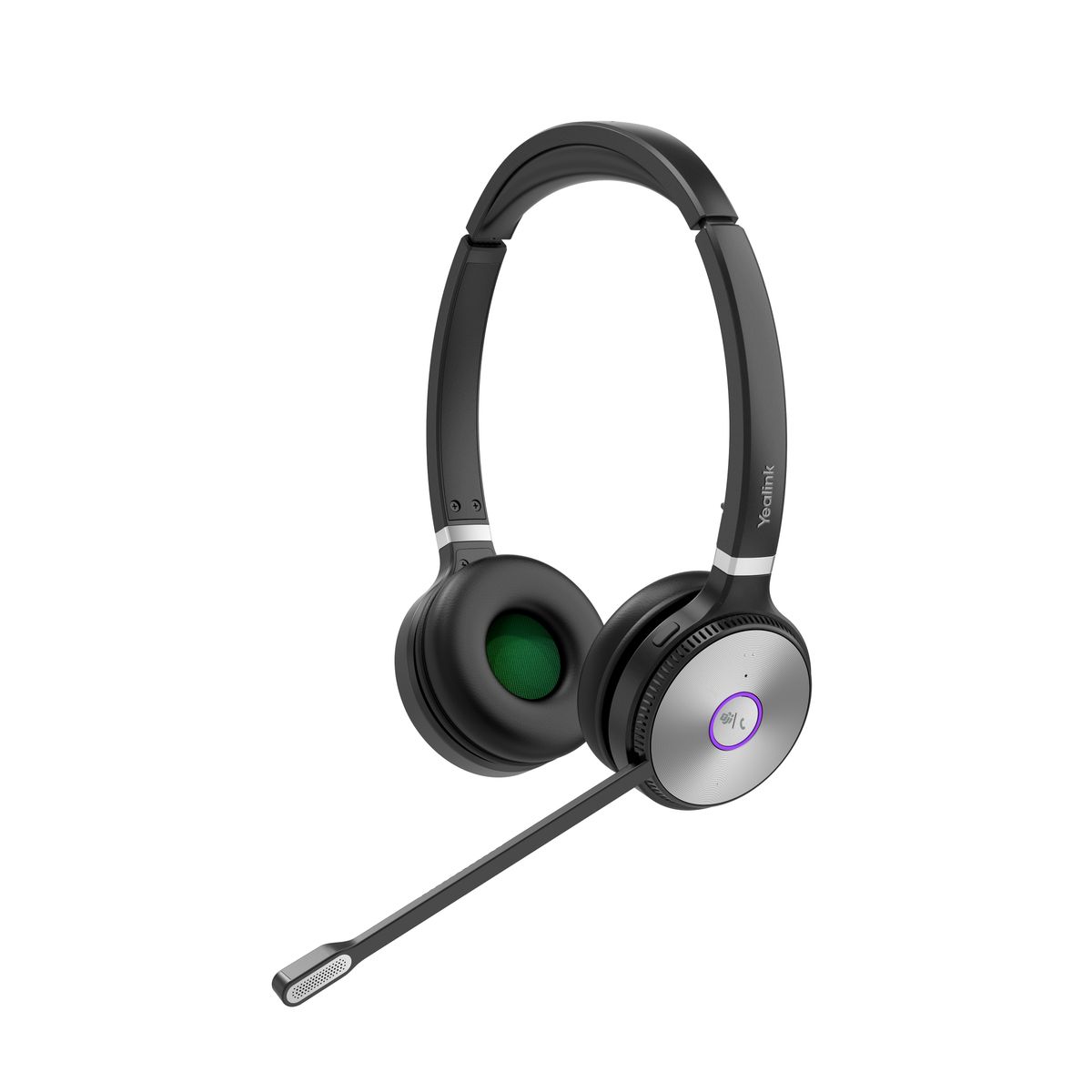 Yealink WH66 Duo DECT Wireless Headset Teams, Schwarz