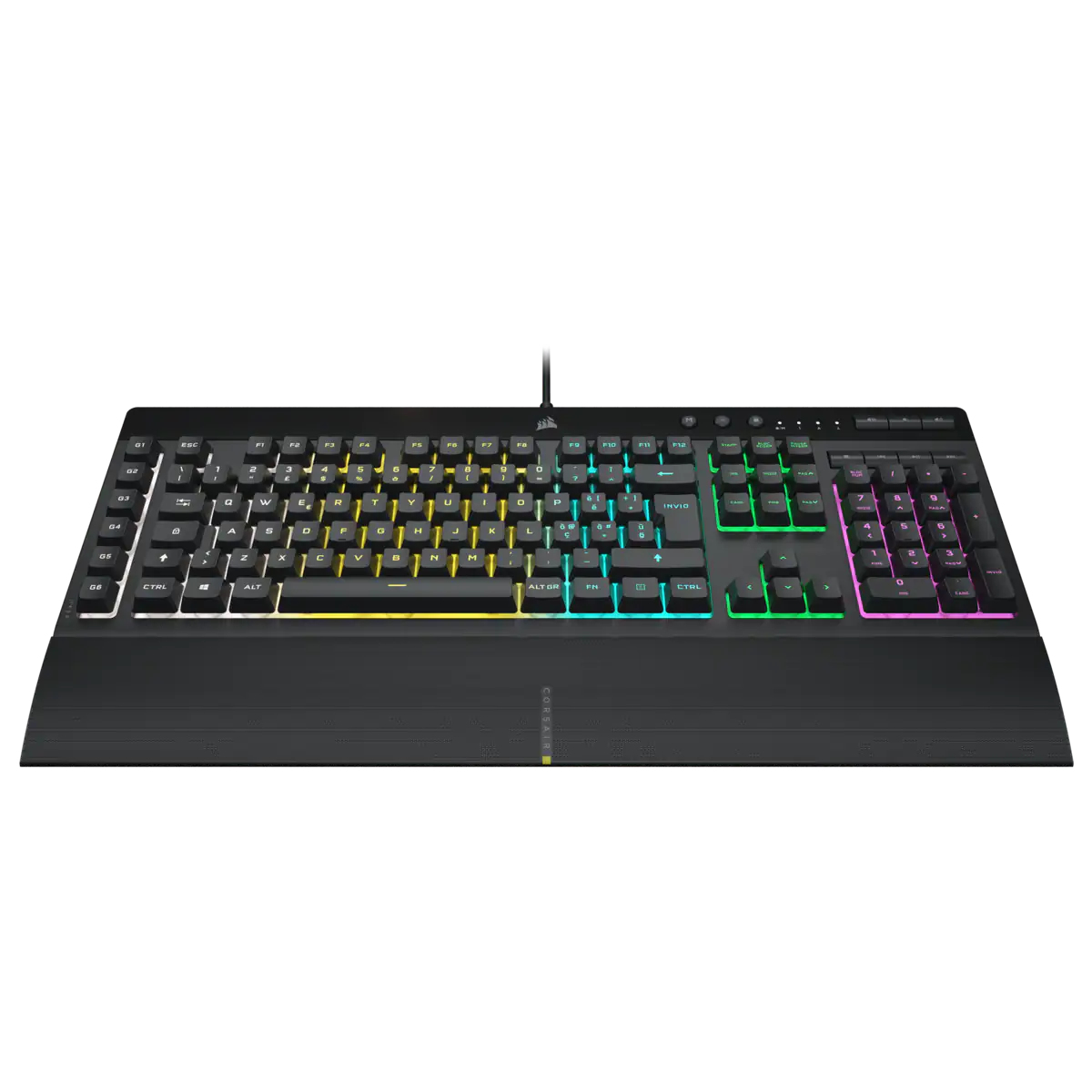 Corsair K55 RGB PRO Tastatur Gaming USB Schwarz - (ITA Layout - QWERTY) Corsair K55 RGB PRO Tastatur Gaming USB Schwarz - (ITA Layout - QWERTY)