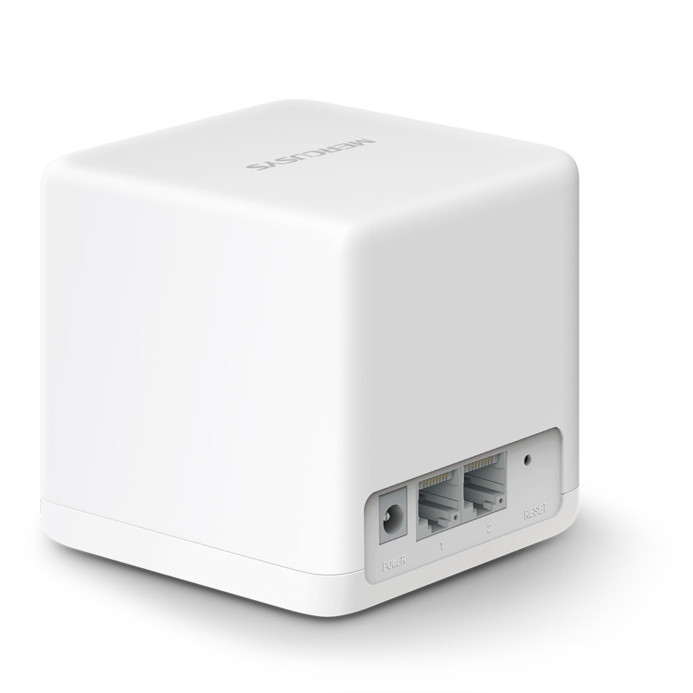 Mercusys Halo H30G AC1300 Wi-Fi Mesh System Dual Band WLAN Router & Repeater 1300 mbit/s up to 320m² MU-MIMO White 3er Pack v1.0