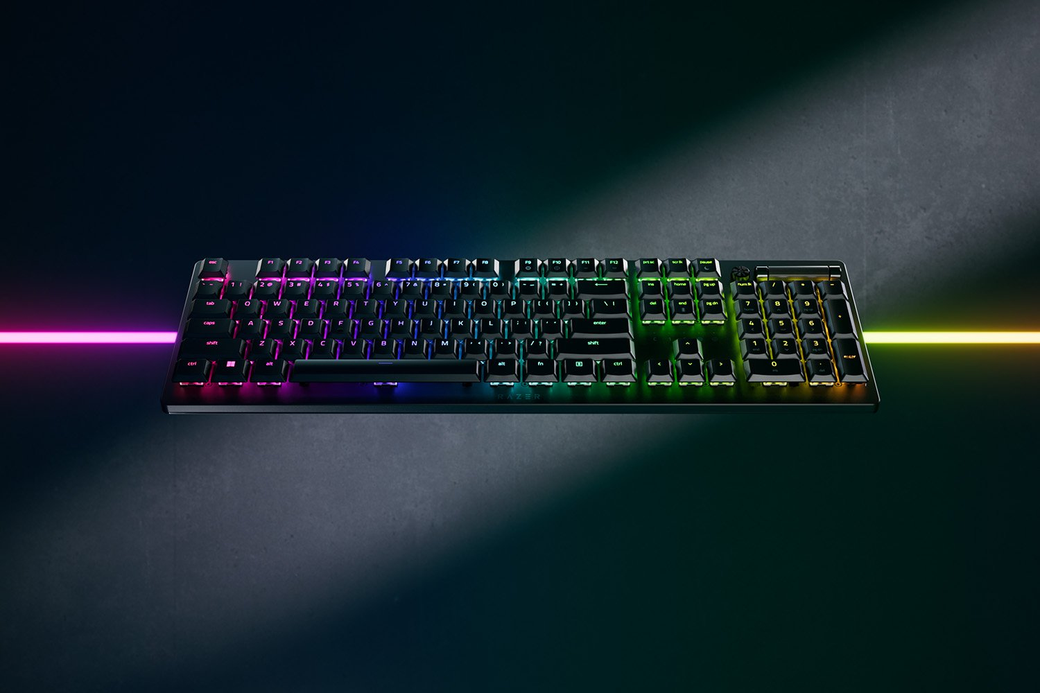 Razer DeathStalker V2 Pro Gaming Keyboard Dual Wireless Optical Red Switches RGB UK Layout QWERTY
