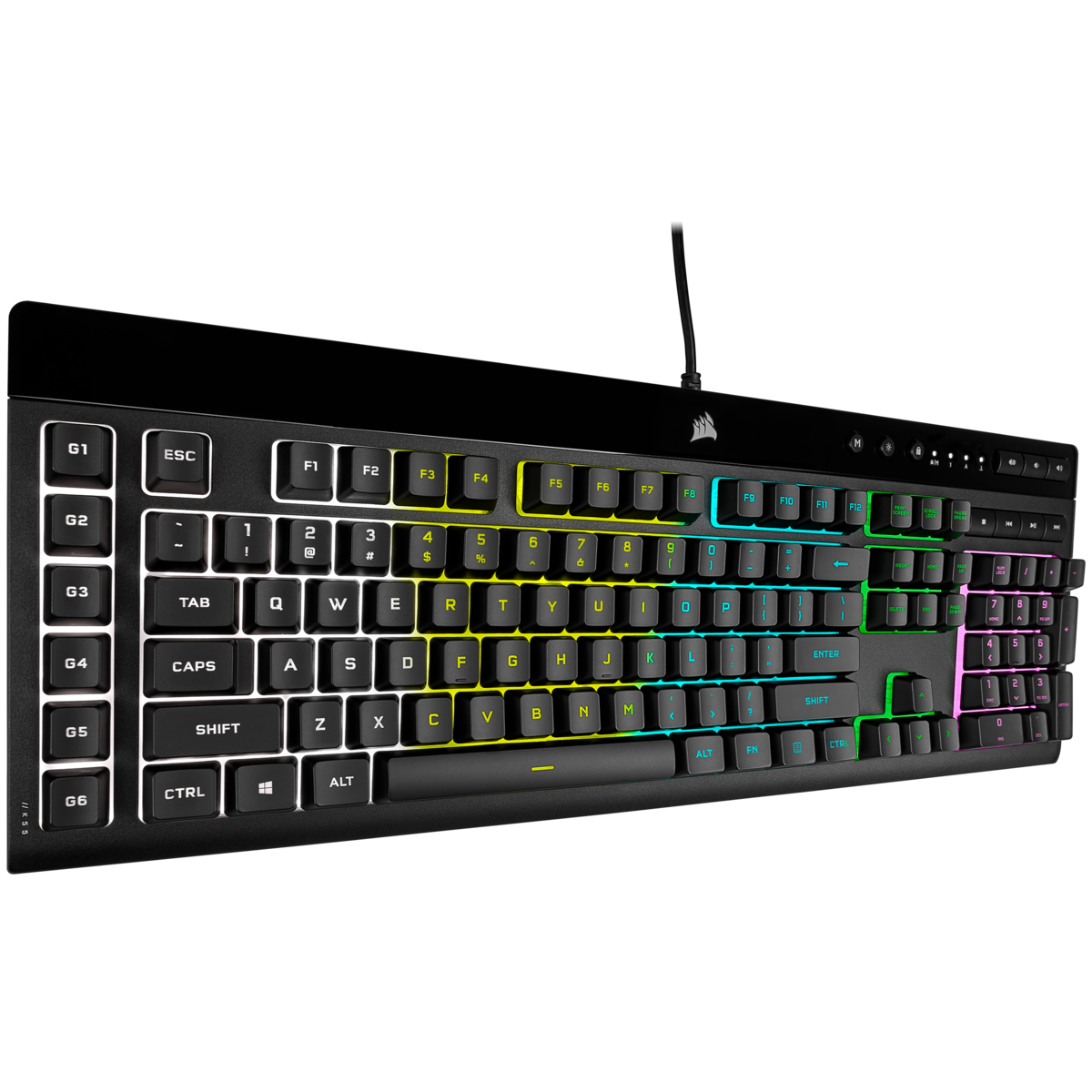 Corsair K55 RGB PRO Tastatur Gaming USB Schwarz - (ITA Layout - QWERTY) Corsair K55 RGB PRO Tastatur Gaming USB Schwarz - (ITA Layout - QWERTY)