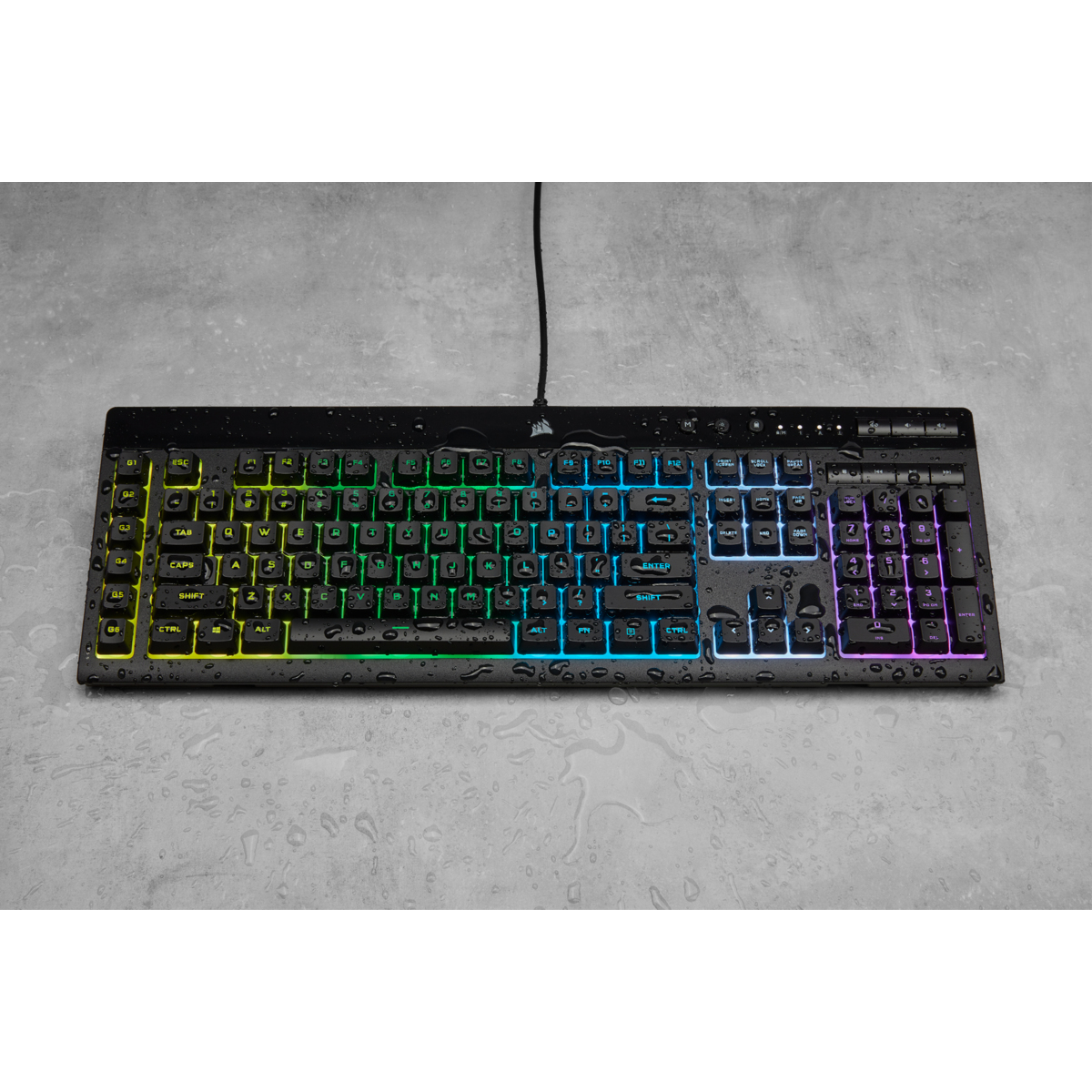 Corsair K55 RGB PRO Tastatur Gaming USB Schwarz - (DEU Layout - QWERTZ) Corsair K55 RGB PRO Tastatur Gaming USB Schwarz - (DEU Layout - QWERTZ)