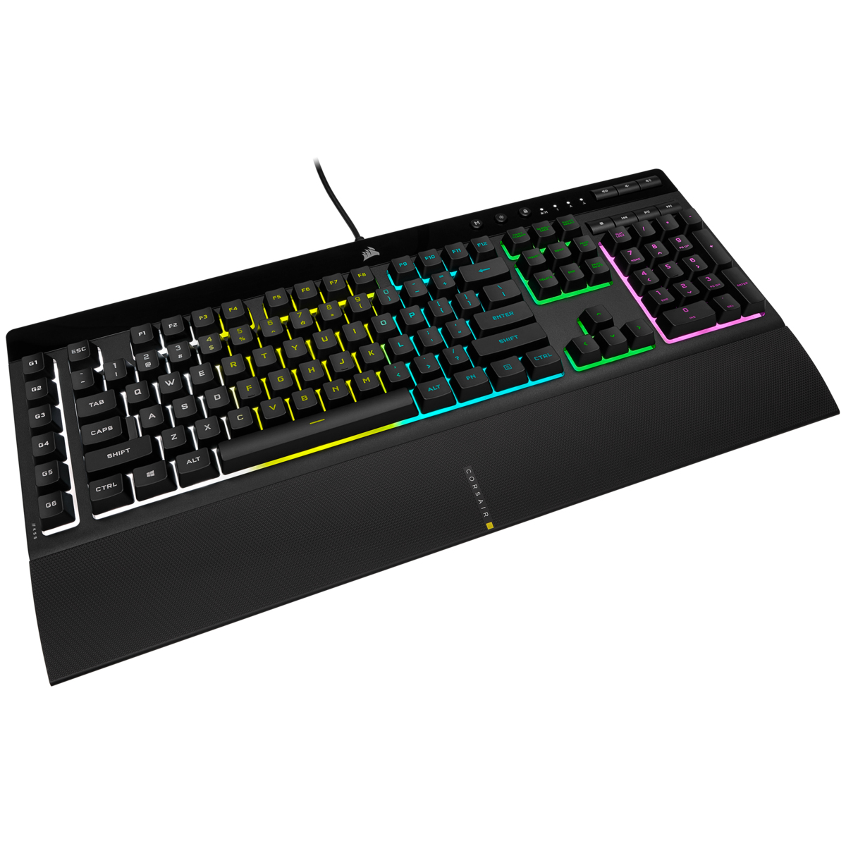 Corsair K55 RGB PRO Tastatur Gaming USB Schwarz - (ITA Layout - QWERTY) Corsair K55 RGB PRO Tastatur Gaming USB Schwarz - (ITA Layout - QWERTY)