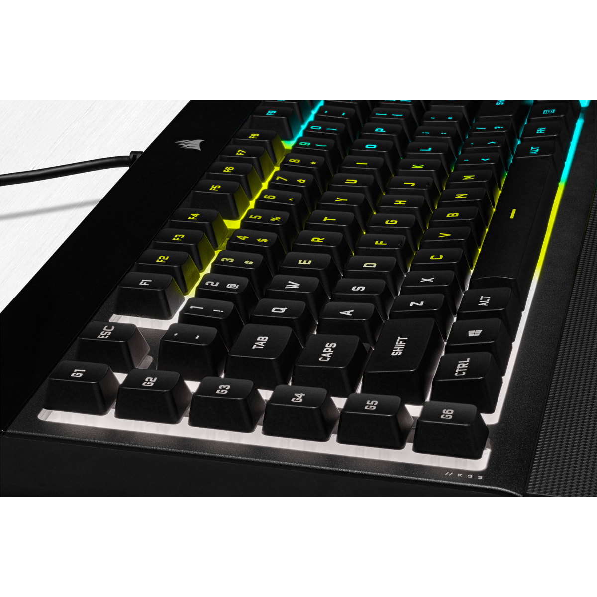 Corsair K55 RGB PRO Tastatur Gaming USB Schwarz - (DEU Layout - QWERTZ) Corsair K55 RGB PRO Tastatur Gaming USB Schwarz - (DEU Layout - QWERTZ)